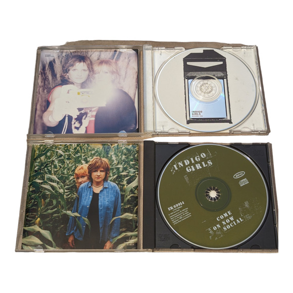 Set of 2 Indigo Girls CDs Become You & Come On Now Social Folk Music Bundle - Picture 2 of 6